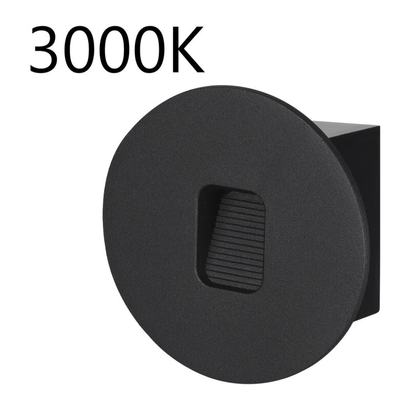 6651/1WL3 NATURE ODL25 695 черный/металл Подсветка для лестниц IP65 LED 1W 3000K 60° AC85-265V VITTY 4