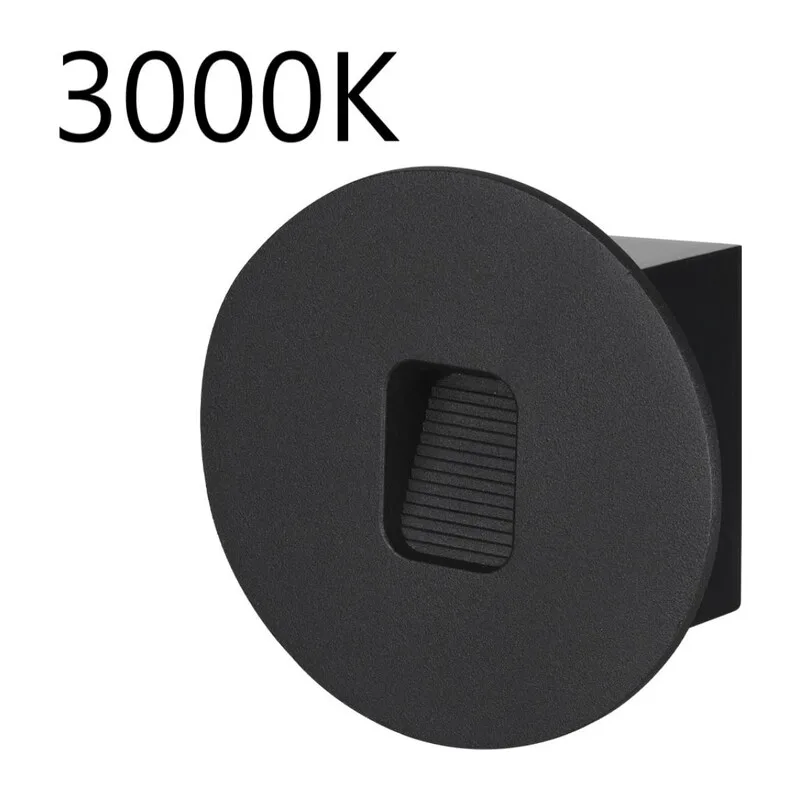 6651/1WL3 NATURE ODL25 695 черный/металл Подсветка для лестниц IP65 LED 1W 3000K 60° AC85-265V VITTY
