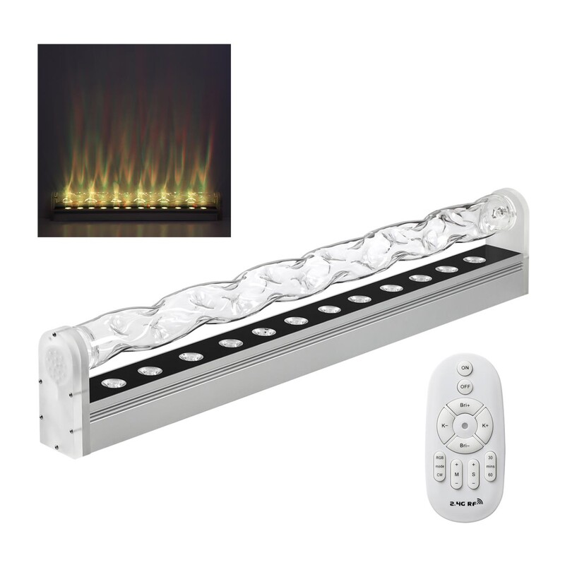 7027/72FL HIGHTECH ODL25 253 Напольный переносной све-к (вкл в розетку) IP20 LED 20W RGBCW с перекл-м цветов с ПДУ A110-240V WATERFALL 3