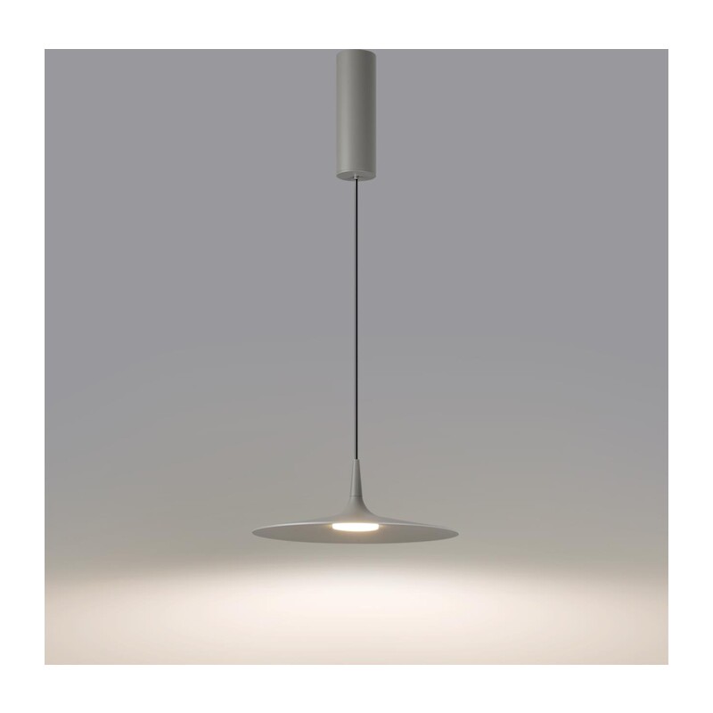 7038/12L HIGHTECH ODL25 000 серый/металл/акрил Подвесной светильник IP20 LED 12W 3000K AC90-260V SOMBRA 4