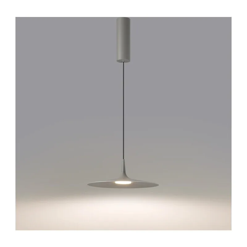 7038/12L HIGHTECH ODL25 000 серый/металл/акрил Подвесной светильник IP20 LED 12W 3000K AC90-260V SOMBRA 3