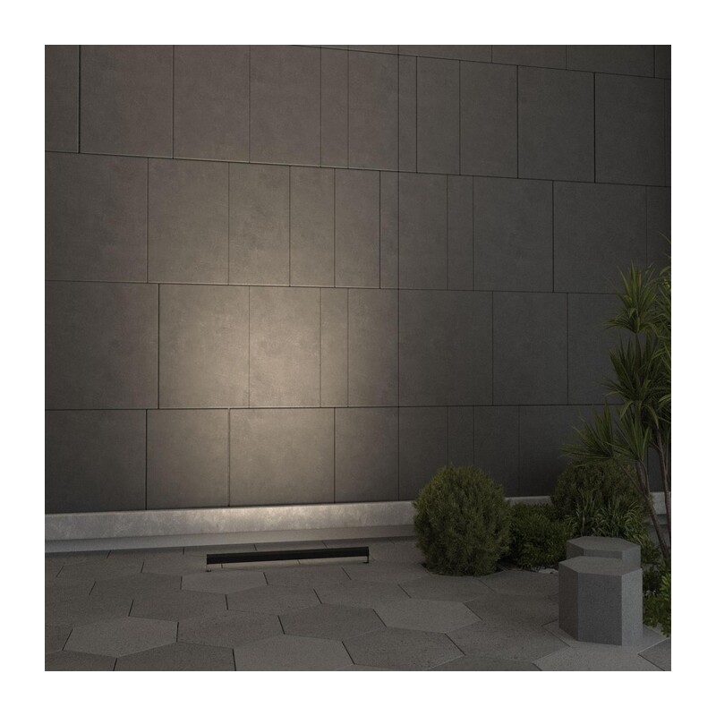 7040/22WL NATURE ODL25 679 черный/металл Фасадный поворотный на 180° светильник IP65 LED 22W 3000K 24° 1670ЛмAC220-240V GRAZE 5