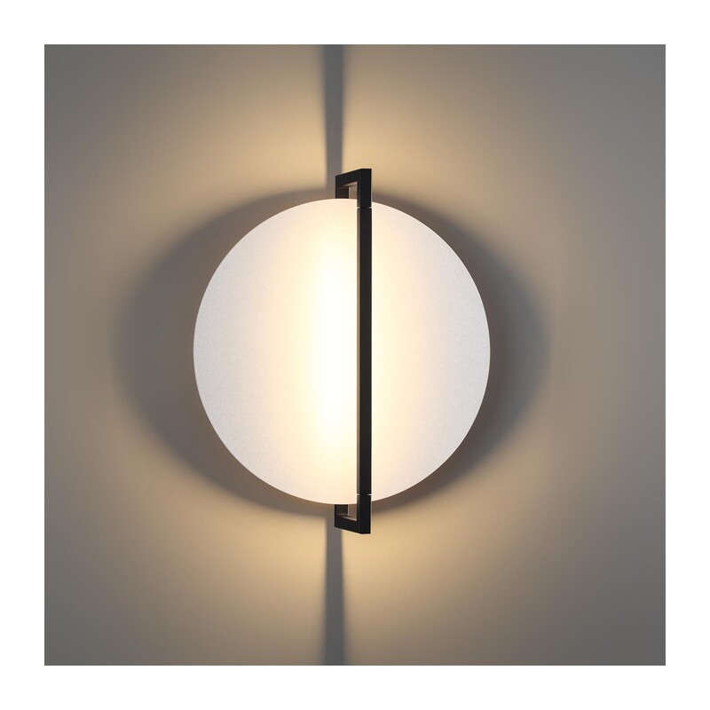 7015/15WL HIGHTECH ODL25 295 белый ice crack/металл/акрил Настенно-потолочный светильник IP20 LED поворотный 360° 1*15W LUNAR