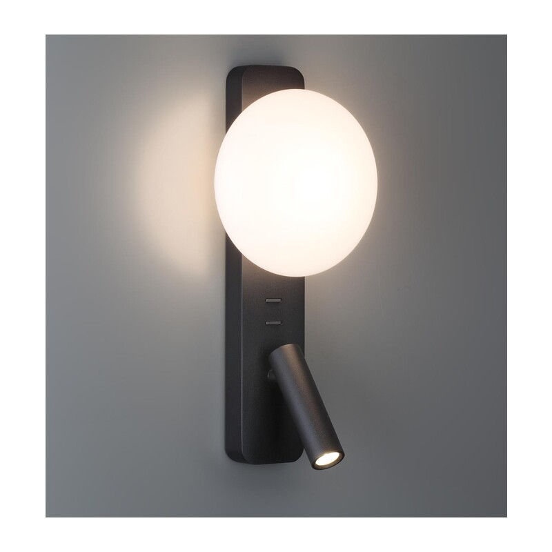 7048/5WL HIGHTECH ODL25 473 металл/акрил черный Настенный светильник IP20 LED 1*5W + 1*3W 2700K CRI>90 ALBERGO 4