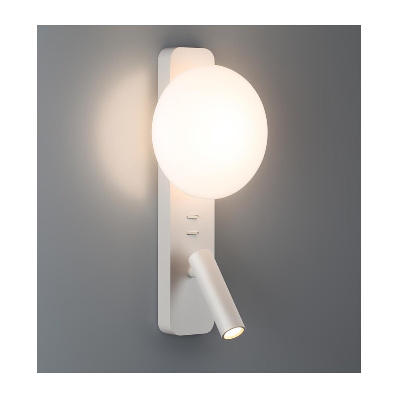 7049/5WL HIGHTECH ODL25 473 металл/акрил белый Настенный светильник IP20 LED 1*5W + 1*3W 2700K ALBERGO 4