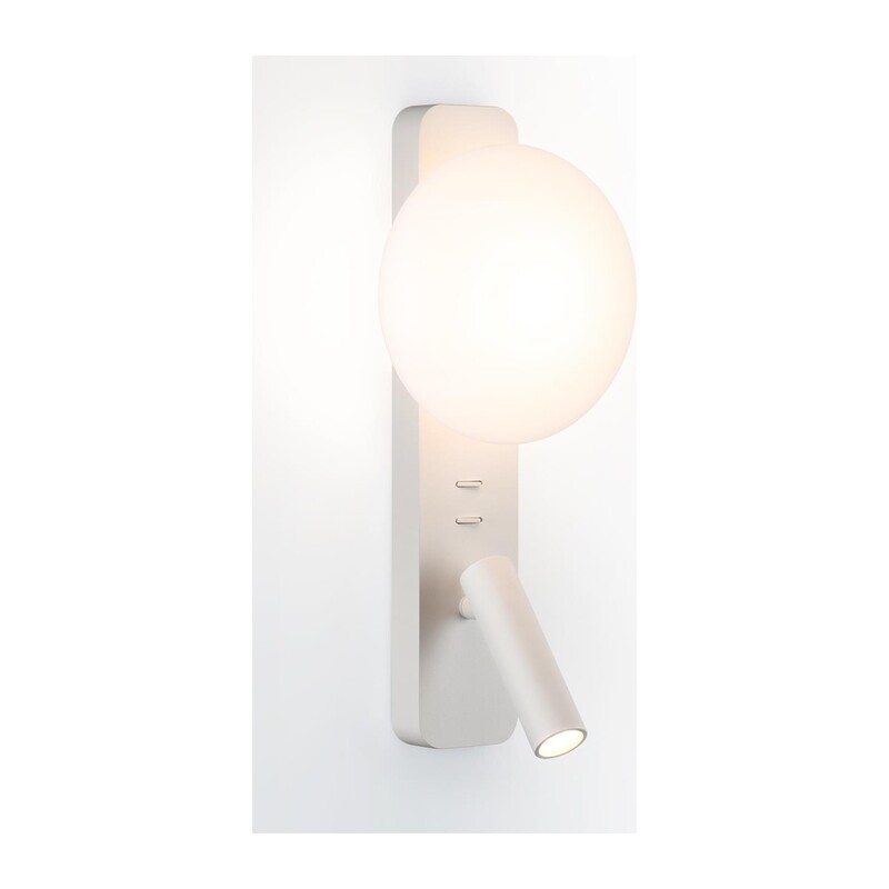 7049/5WL HIGHTECH ODL25 473 металл/акрил белый Настенный светильник IP20 LED 1*5W + 1*3W 2700K ALBERGO