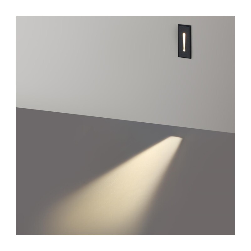 7054/3WL HIGHTECH ODL25 339 металл/металл Подсветка лестницы черн IP20 LED 1*3W 2700K ESCALA 3