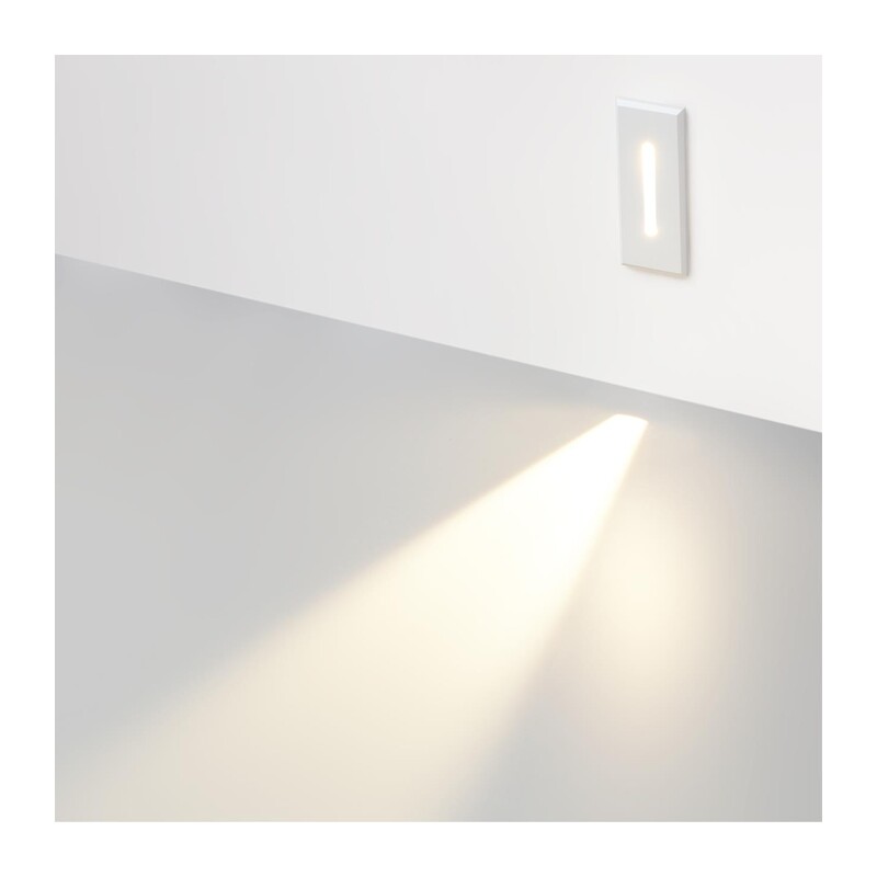 7055/3WL HIGHTECH ODL25 339 металл/металл Подсветка лестницы белый IP20 LED 1*3W 2700K ESCALA