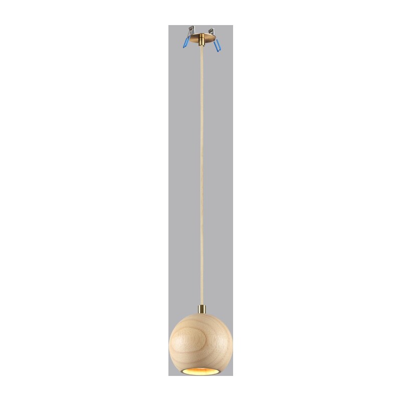 7061/1 MINIMA ODL25 217 Подвесной светильник светлое дерево/металл IP20 GU10 LED 7W 220V CAUCHO 3