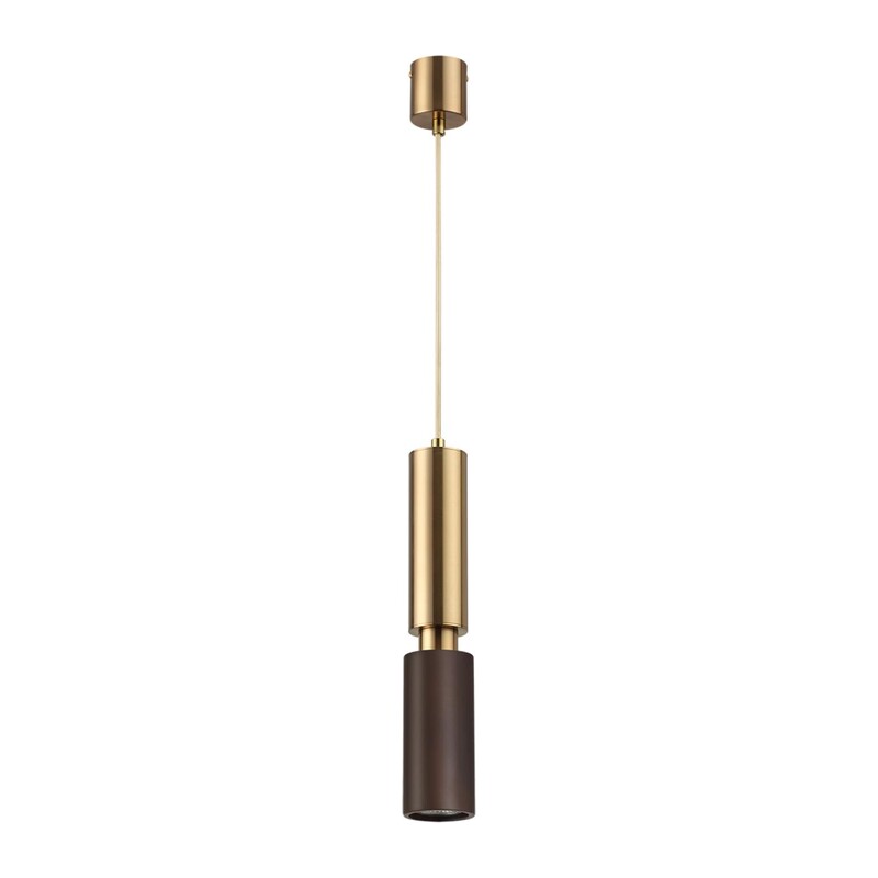 7062/1A MINIMA ODL25 217 Подвесной светильник темное дерево/металл IP20 GU10 LED 7W 220V CAUCHO 4