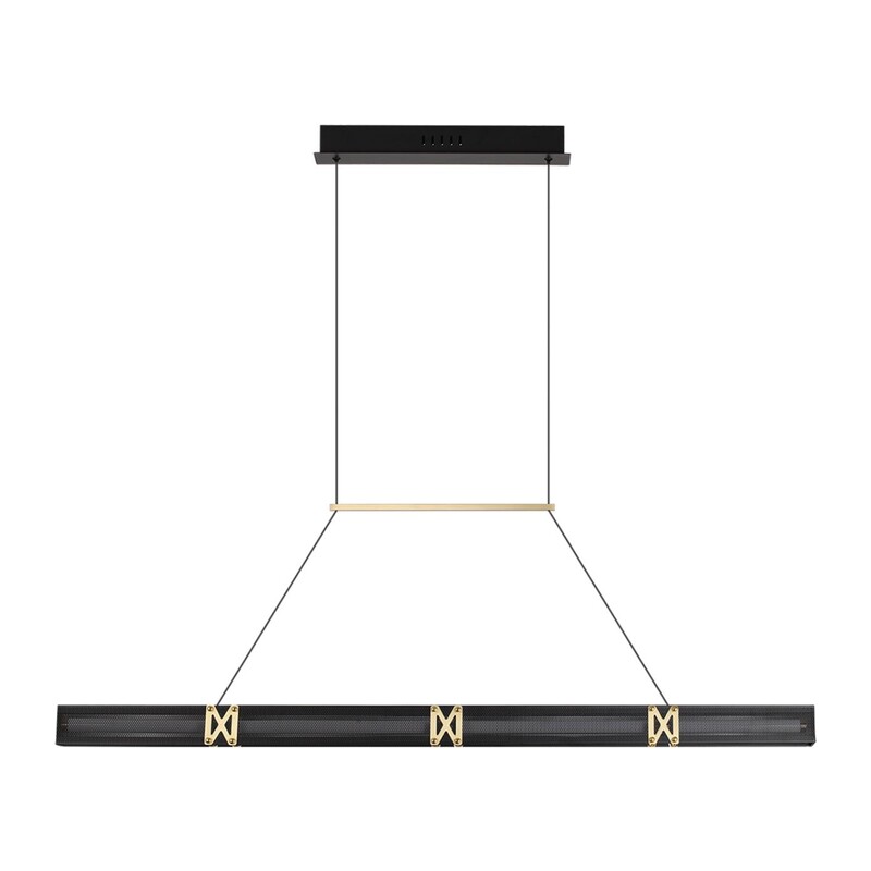 7083/20L L-VISION ODL25 000 Подвесной светильник черный/золото/ металл/акрил IP20 LED 20W 3000K 220V MESH 5