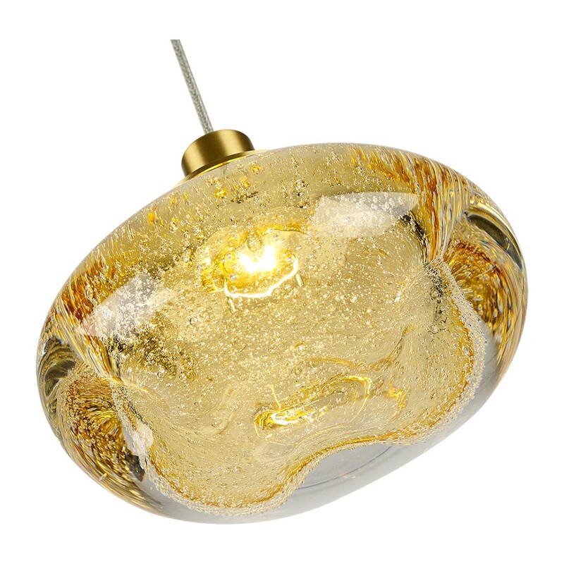 7042/4L L-VISION ODL25 249 Подвесной светильник янтарный/бронзов/металл/стекло IP20 LED 4W 3000K 220V MELA 2