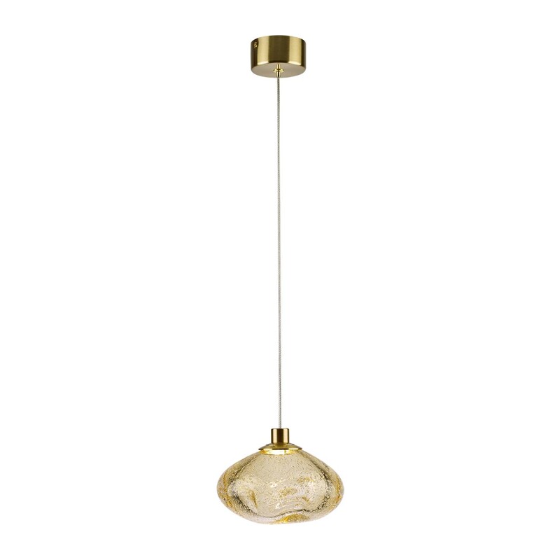 7042/4L L-VISION ODL25 249 Подвесной светильник янтарный/бронзов/металл/стекло IP20 LED 4W 3000K 220V MELA 5