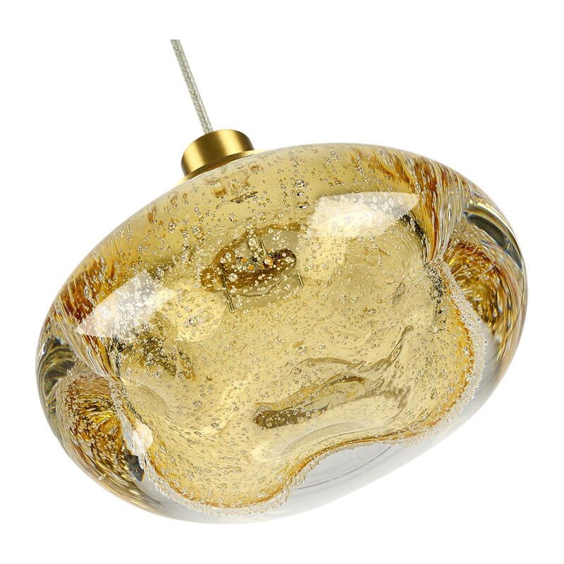 7042/4L L-VISION ODL25 249 Подвесной светильник янтарный/бронзов/металл/стекло IP20 LED 4W 3000K 220V MELA