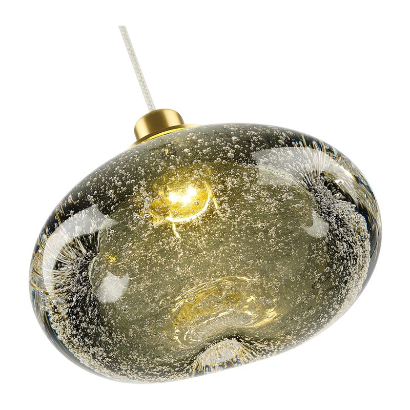 7045/4L L-VISION ODL25 249 Подвесной светильник зеленый/бронз/металл/стекло IP20 LED 4W 3000K 220V MELA 2