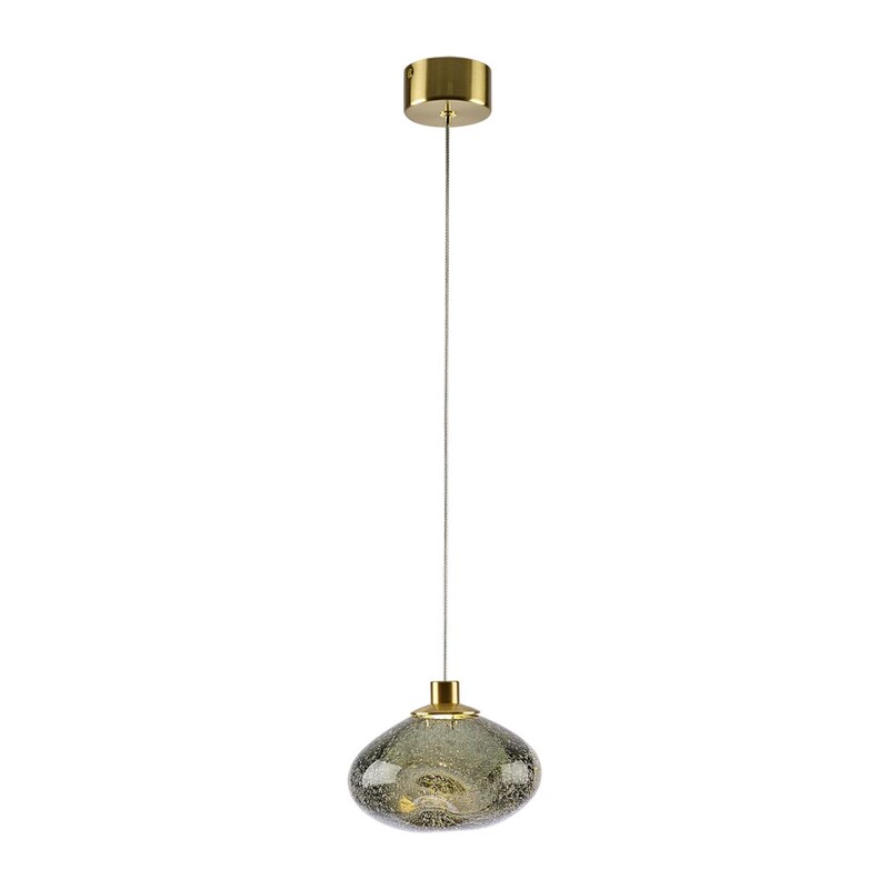 7045/4L L-VISION ODL25 249 Подвесной светильник зеленый/бронз/металл/стекло IP20 LED 4W 3000K 220V MELA 5