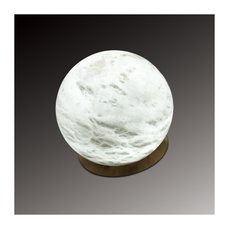 6685/8TL L-VISION ODL25 195 Настольный светильник бронзовый/металл/алебастр IP20 LED 8W с тумблером 3000/4000/6000K на выкл. 220V MARBELLA 2