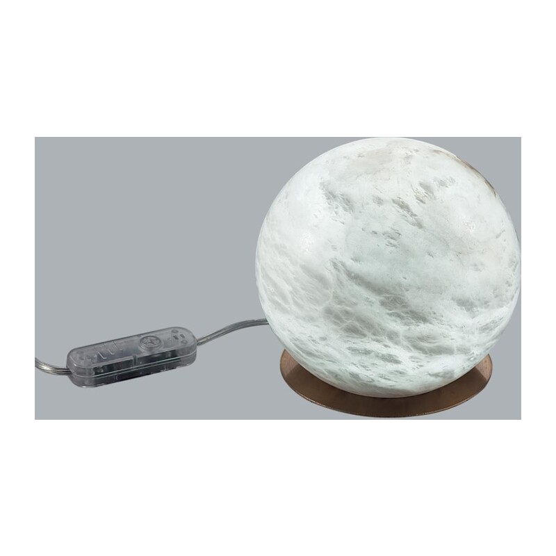 6685/8TL L-VISION ODL25 195 Настольный светильник бронзовый/металл/алебастр IP20 LED 8W с тумблером 3000/4000/6000K на выкл. 220V MARBELLA 4