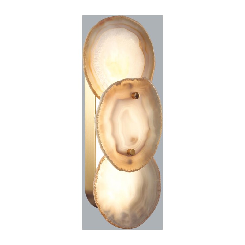7065/10WL L-VISION ODL25 219 Настенный светильник бронзовый/металл/акрил/агат IP20 LED 10W 3000K 220V AGATE 4