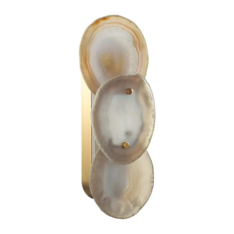 7065/10WL L-VISION ODL25 219 Настенный светильник бронзовый/металл/акрил/агат IP20 LED 10W 3000K 220V AGATE