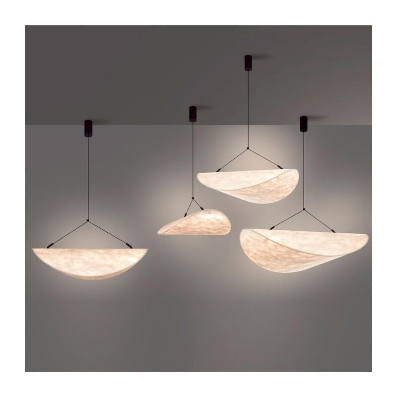 7067/30L L-VISION ODL25 191 Подвесной светильник металл/нетканный шелк/черн IP20 LED 20W 3000/3500/4000K 220V SILK 7
