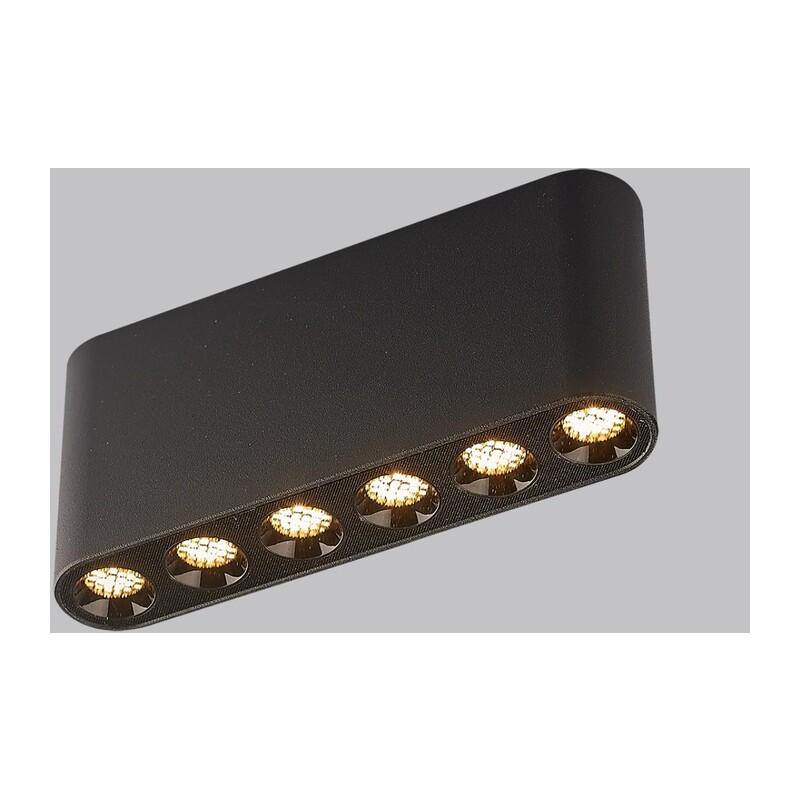 7092/15CL HIGHTECH ODL25 335 Потолочный светильник черный/металл/акрил IP20 LED 9W 690Лм 3000K 220V SMALL 3