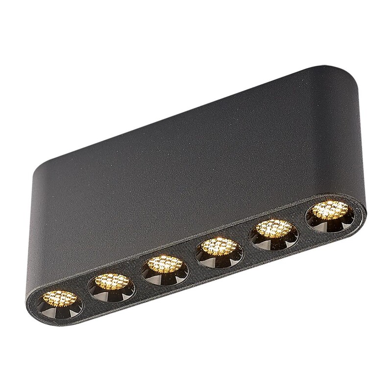 7092/15CL HIGHTECH ODL25 335 Потолочный светильник черный/металл/акрил IP20 LED 9W 690Лм 3000K 220V SMALL