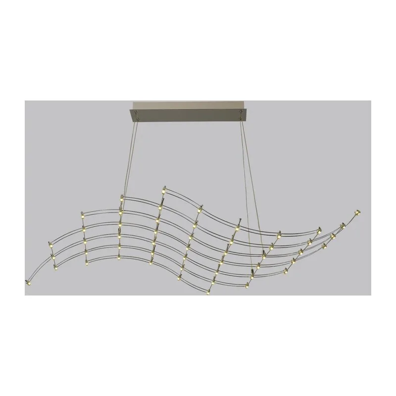 7057/45L HIGHTECH ODL25 289 Подвесной светильник нерж/сталь IP20 LED 3000K 220V WELKIN 3