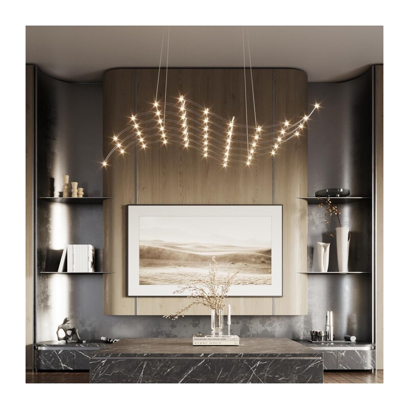 7057/45L HIGHTECH ODL25 289 Подвесной светильник нерж/сталь IP20 LED 3000K 220V WELKIN 5