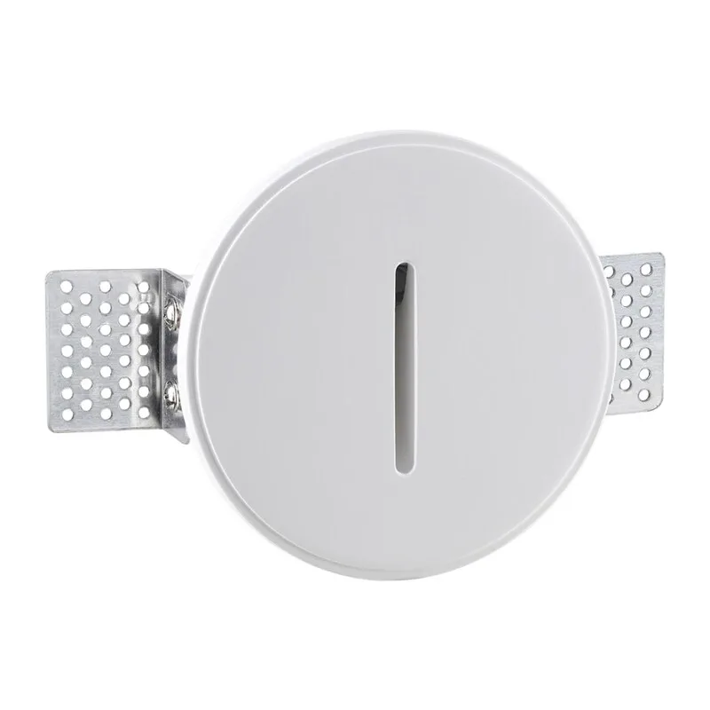 7081/3WL HIGHTECH ODL25 339 Подсветка лестницы круглая металл/гипс IP20 LED 3W 3000K 220V GIPS