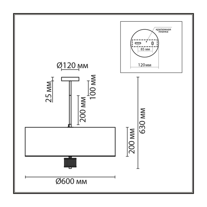 8108/7C MODERNI LN26 182 латунь титаниум/серый, металл/текстиль/стекло Люстра потолочная E14 7*40W 220V DAMONA 2