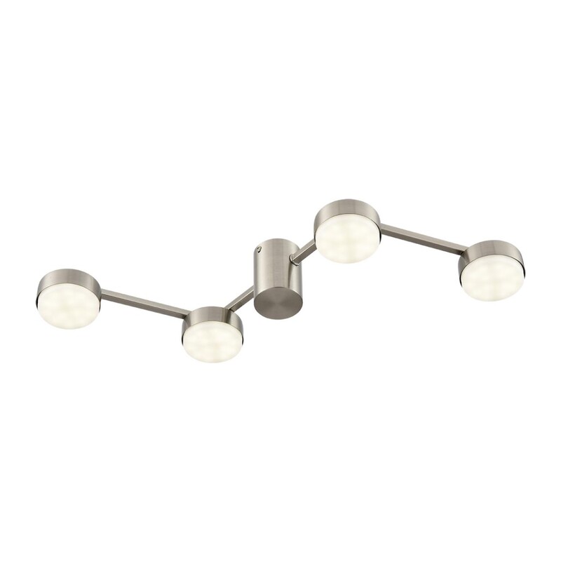 8116/4C COMFI LN26 250 никель, металл Люстра потолочная LED GX53 4*7W 220V SANATA