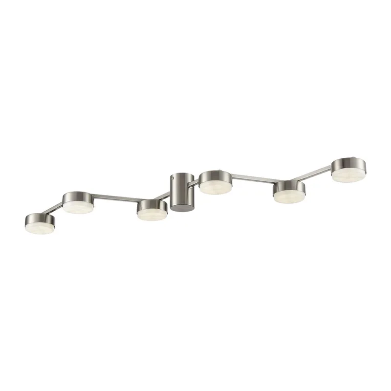 8116/6C COMFI LN26 250 никель, металл Люстра потолочная LED GX53 6*7W 220V SANATA 4