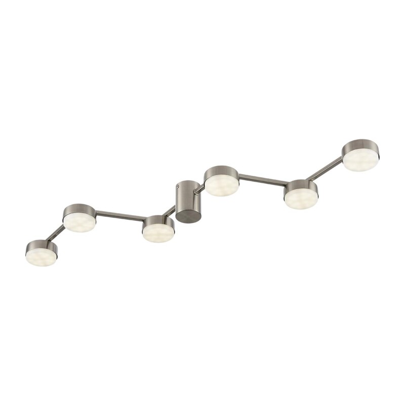 8116/6C COMFI LN26 250 никель, металл Люстра потолочная LED GX53 6*7W 220V SANATA