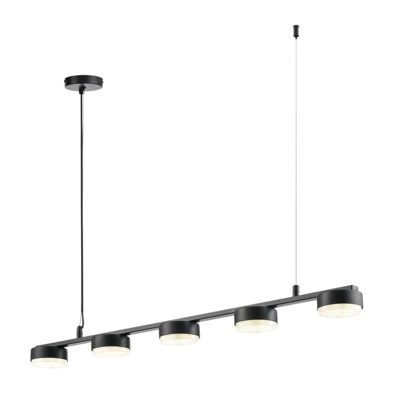 8117/5 COMFI LN26 236 черный, металл Подвесной светильник LED GX53 5*7W 220V TORINA