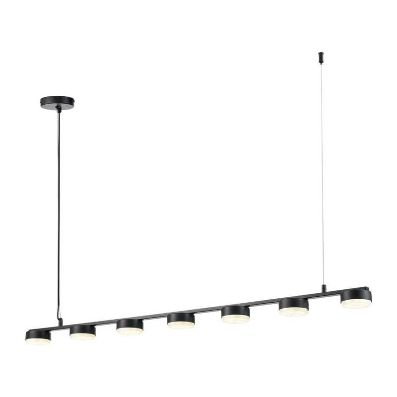 8117/7 COMFI LN26 236 черный, металл Подвесной светильник LED GX53 7*7W 220V TORINA