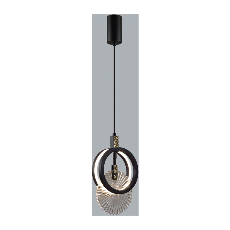 5421/17L HIGHTECH ODL_EX25 083 черный/золото/металл/стекло Подвес LED 17W 3000K 986Лм MERCURY 3
