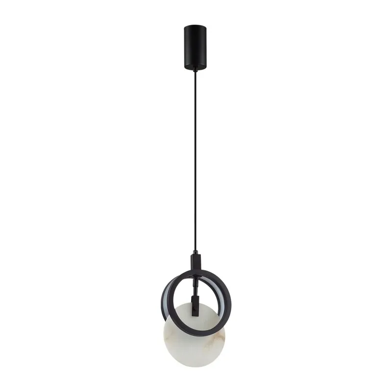 5422/17L HIGHTECH ODL_EX25 083 черный/металл/алебастр Подвес LED 17W 3000K 986Лм MERCURY