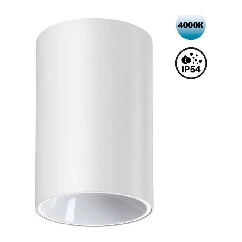 359417 OVER NT24 430 белый Светильник накладной влагозащищённый IP54 LED 10W 170-265V 4000К 830Лм RECTE