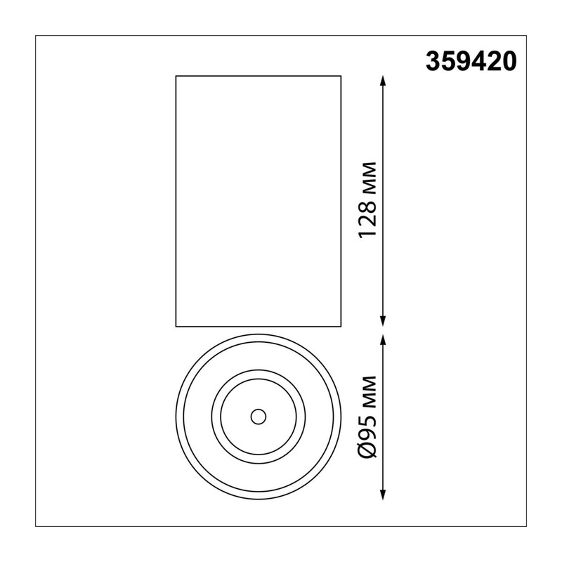 359420 OVER NT24 430 белый Светильник накладной влагозащищённый IP54 LED 15W 170-265V 3000К 1350Лм RECTE 4
