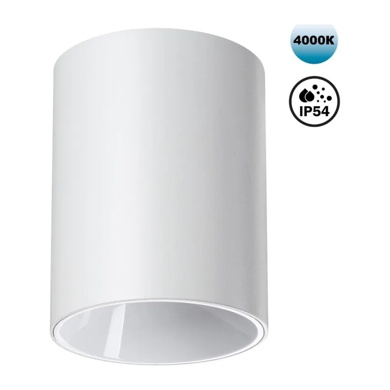 359421 OVER NT24 430 белый Светильник накладной влагозащищённый IP54 LED 15W 170-265V 4000К 1350Лм RECTE
