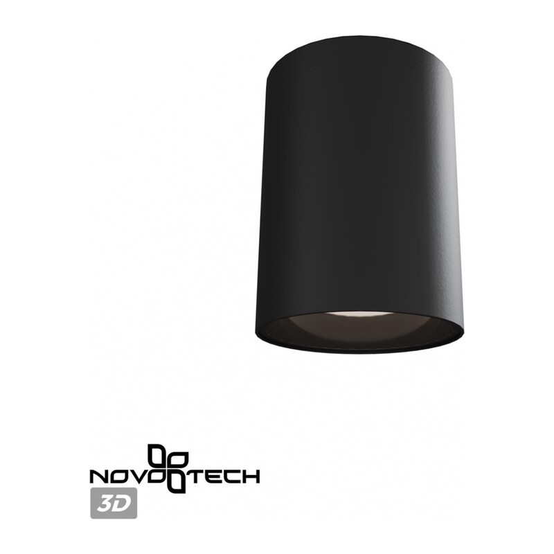 359423 OVER NT24 430 черный Светильник накладной влагозащищённый IP54 LED 15W 170-265V 4000К 1350Лм RECTE 3