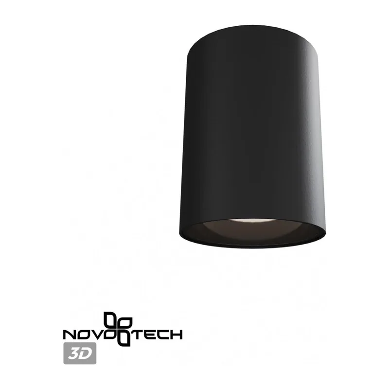 359423 OVER NT24 430 черный Светильник накладной влагозащищённый IP54 LED 15W 170-265V 4000К 1350Лм RECTE 6