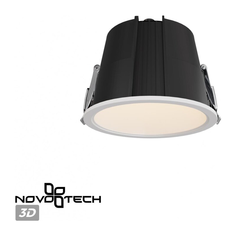 359428 SPOT NT24 510 белый Светильник встраиваемый с переключателем цв. температуры IP65 LED 20W 170-265V 3000К\4000К\6000К LANG 3