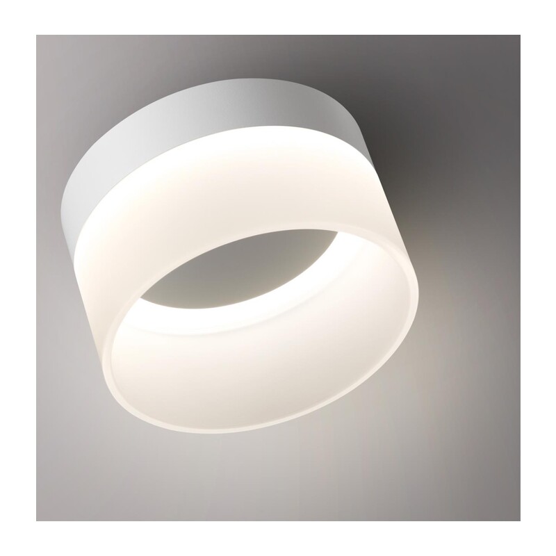 359445 OVER NT24 390 белый Светильник накладной светодиодный IP20 LED 18W 220-240V 4000K 1170Лм AURA