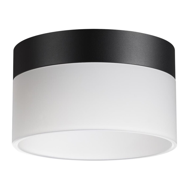 359446 OVER NT24 390 черный Светильник накладной светодиодный IP20 LED 18W 220-240V 4000K 1170Лм AURA 5