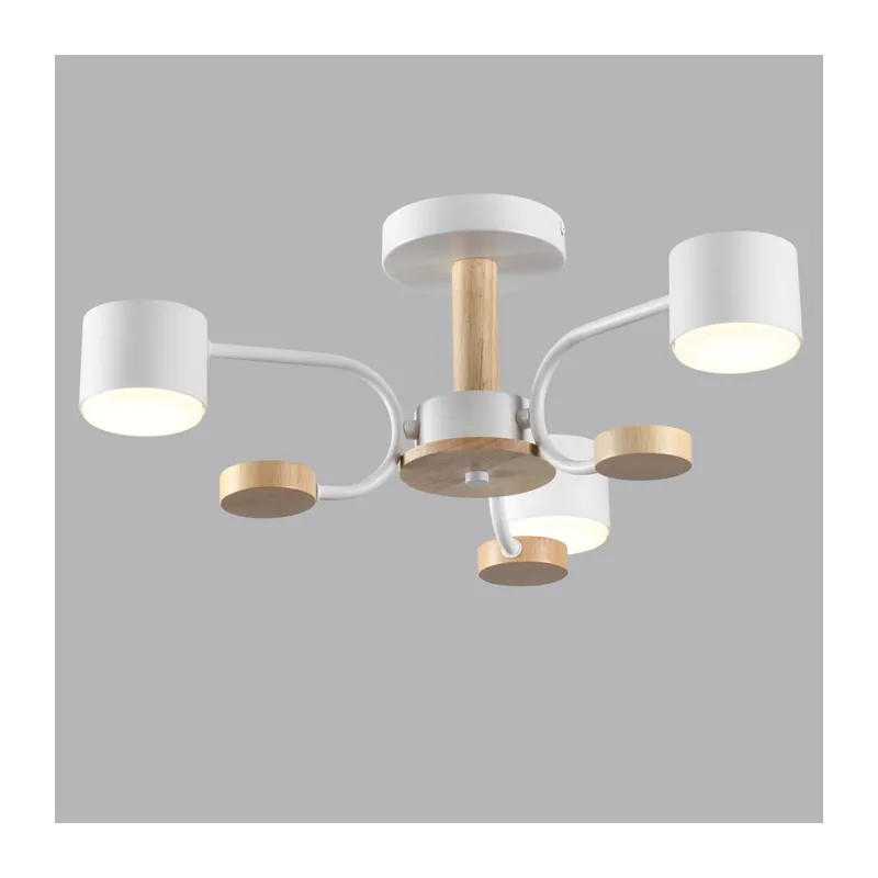 8157/3C COMFI LN 000 белый, дерево/металл/пластик Светильник потолочный LED GX53 3*9W 220V LILITA 2