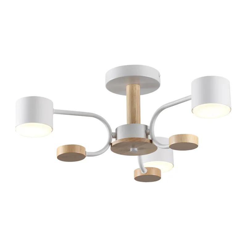 8157/3C COMFI LN 000 белый, дерево/металл/пластик Светильник потолочный LED GX53 3*9W 220V LILITA