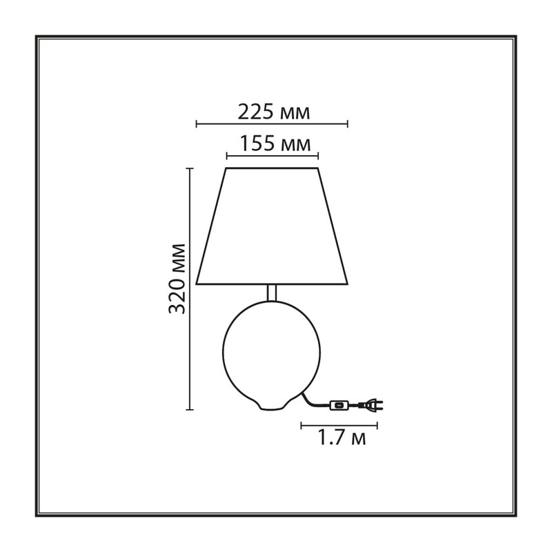 8140/1T MODERNI LN26 491 бирюзовый/серебро, керамика/текстиль Настольная лампа Е27 1*60W 220V TAPALA 2