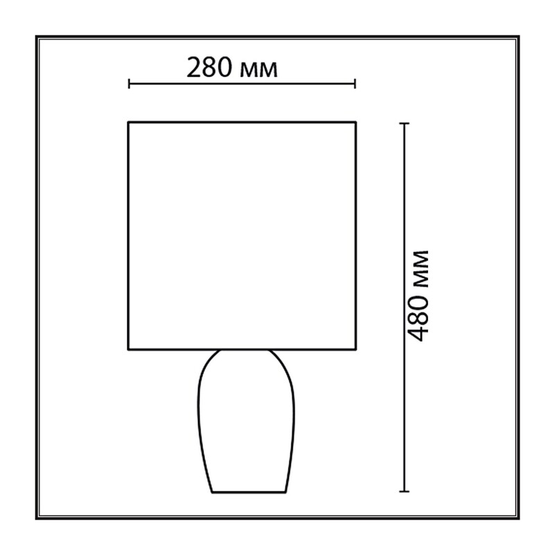 8118/1T COMFI LN26 489 серый, керамика/текстиль Настольная лампа E27 1*60W 220V AVALONA 2